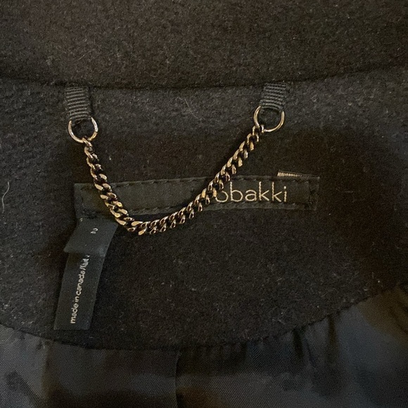 Obakki Moto Wool and Leather-Trimmed Jacket - Picture 10 of 16